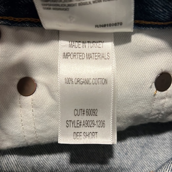 AGOLDE Dee High Rise Shorts NWOT - Picture 11 of 15